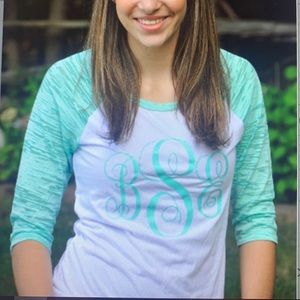 Women’s Mint Green Raglan T Shirt BRAND NEW.